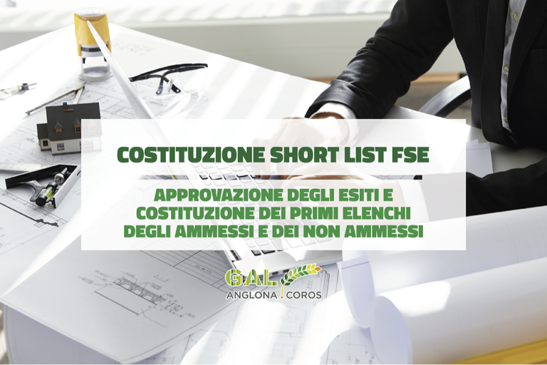 Short list FSE - Costituzione dei primi elenchi degli ammessi e dei non ammessi Short list FSE - Costituzione dei primi elenchi degli ammessi e dei non ammessi
